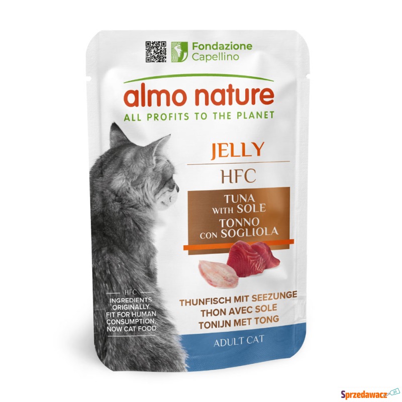 Almo Nature HFC w galarecie, 6 x 55 g - Tuńczyk... - Karmy dla kotów - Tarnów