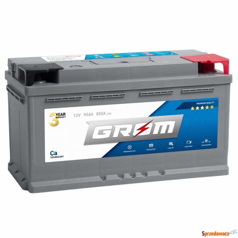Akumulator 95Ah 850A GROM Premium - Akumulatory - Toruń