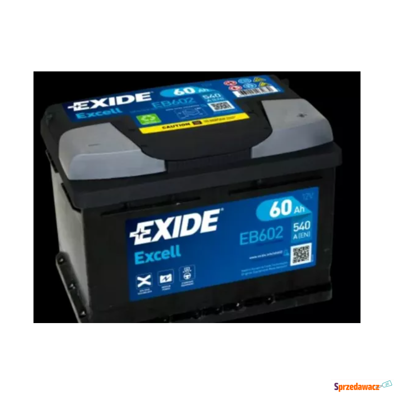 Akumulator 60Ah 540A Exide Excell - Akumulatory - Siedlce