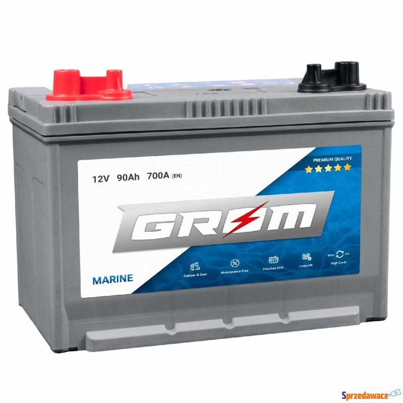 Akumulator 90Ah 700A grom marine M31-DC - Akumulatory - Toruń