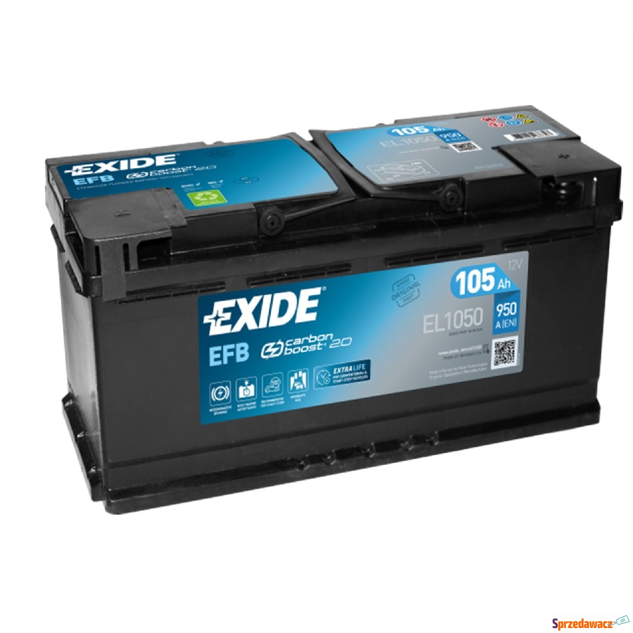 Akumulator 105Ah 950A  Exide Start...