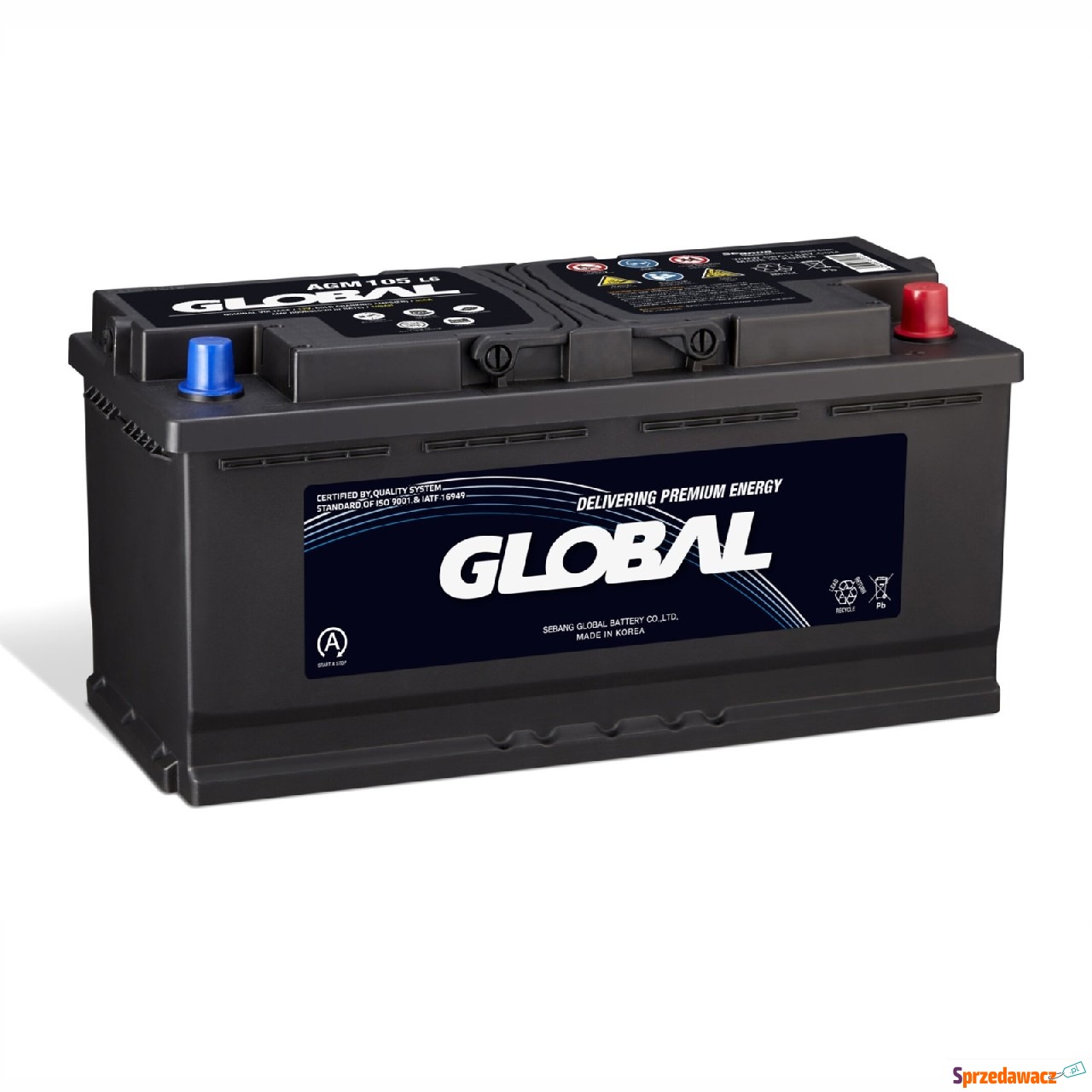 Akumulator 105Ah 950A Global agm
