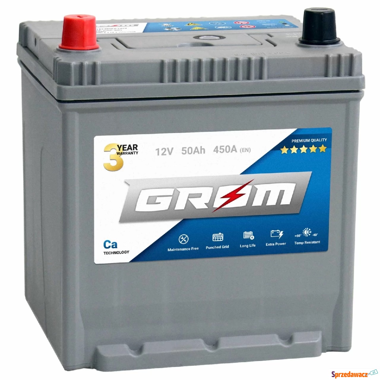 Akumulator 50Ah 450A Japan L+ GROM...