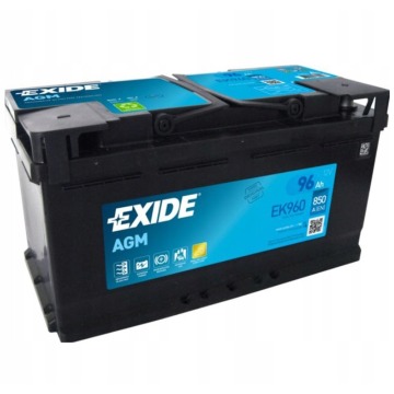 Akumulator  96Ah 850A Exide AGM - Akumulatory - Częstochowa - zdjęcie 1