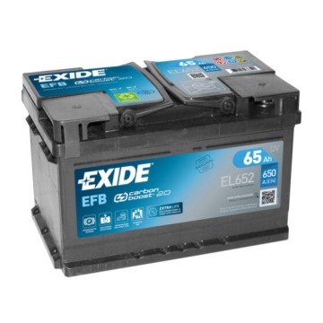Akumulator 65Ah 650A Exide Start Stop EFB P+ || Gliwice, Toszecka 11