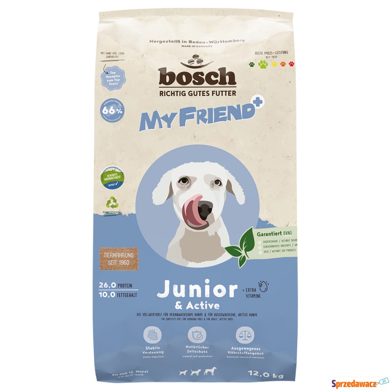 My Friend+ Dog Junior & Active - 2 x 12 kg - Karmy dla psów - Gdynia