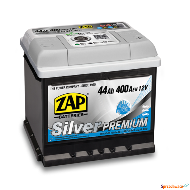 Akumulator 44Ah 400A Zap Silver...