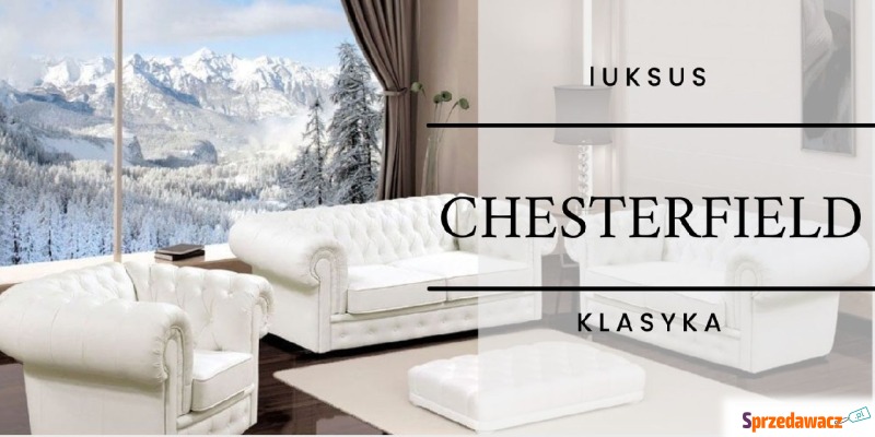 Bestsellerowy Chesterfield Szeroki - Sofy, fotele, komplety... - Reda