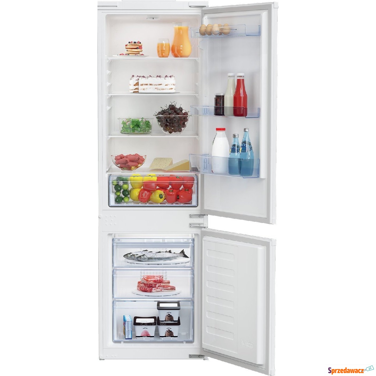 Lodówka Beko BCSA285K4SN, fridge...