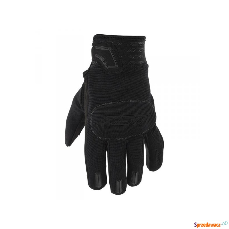 RST RĘKAWICE TEKSTYLNE  RIDER BLACK/BLACK - Rękawice motocyklowe - Szczecin