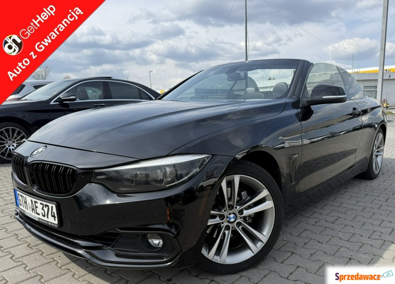 BMW Seria 4  Kabriolet 2018,  2.0 benzyna, automat - Na sprzedaż za 95 900 zł - Żory