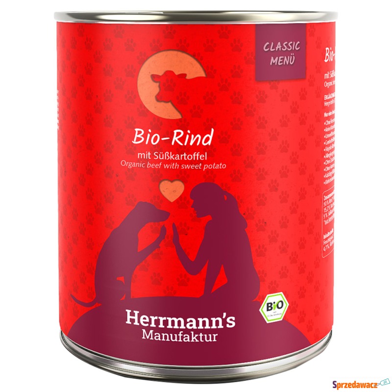 Pakiet Herrmann's Classic Bio Menu, 12 x 800 g... - Karmy dla psów - Chorzów
