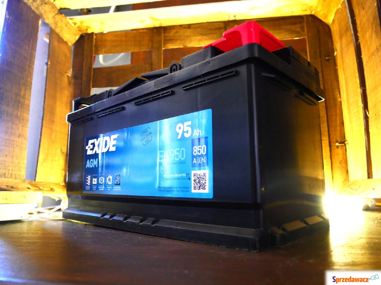 Akumulator 95Ah 850A Exide Agm...