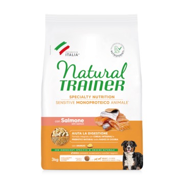 Natural Trainer Sensitive Adult Medium & Maxi z łososiem - 3 kg