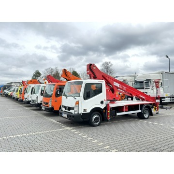 Nissan Cabstar - Podnośnik Koszowy 25m CMC PLA 250 Zwyżka Pilot Wumag GSR Multitel P7
