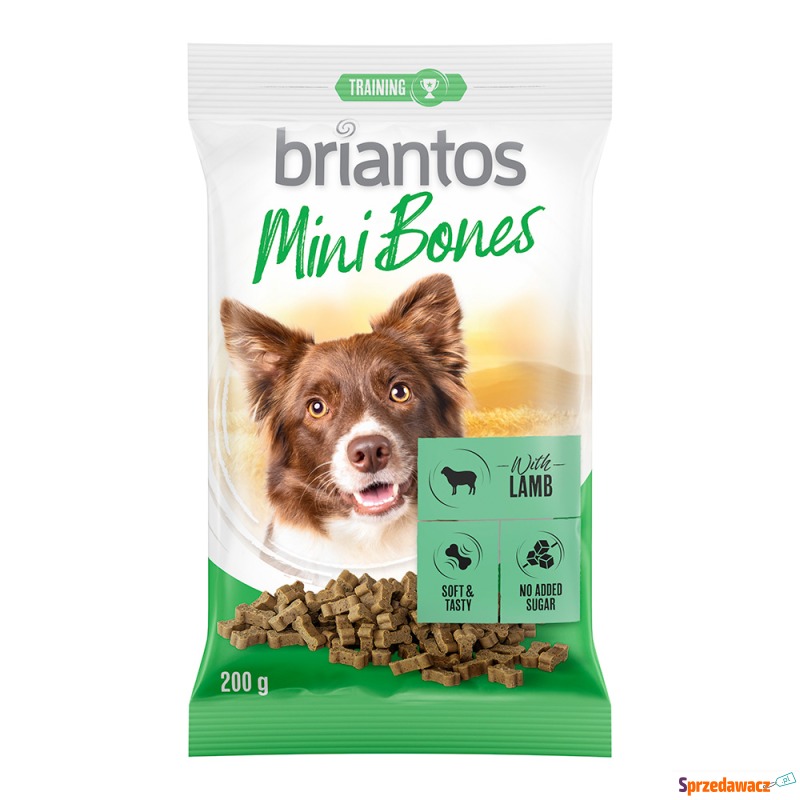 Briantos Mini Bones - Jagnięcina, 200 g - Przysmaki dla psów - Ostrów Wielkopolski