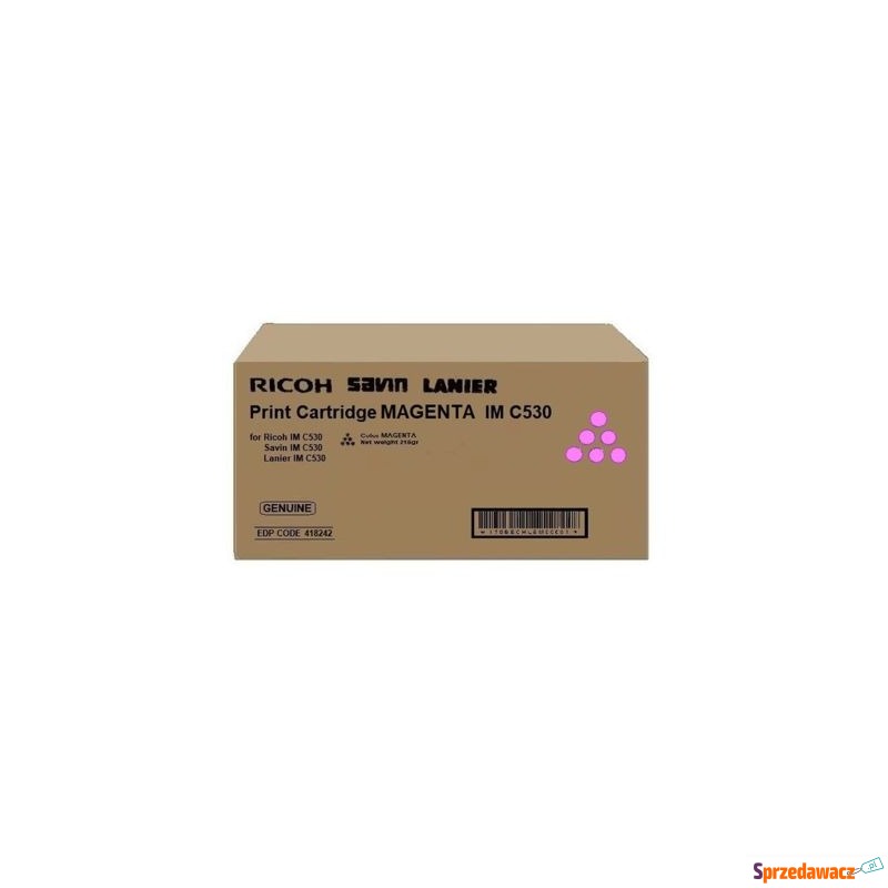 Toner Oryginalny Ricoh IM C530 (418242) (Purp... - Tusze, tonery - Leszno