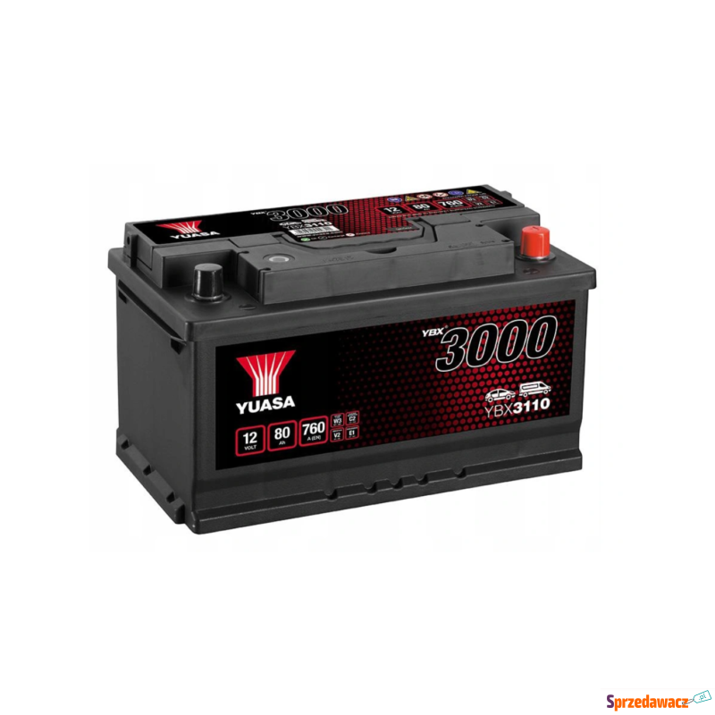 Akumulator 80Ah 760A Yuasa Standard