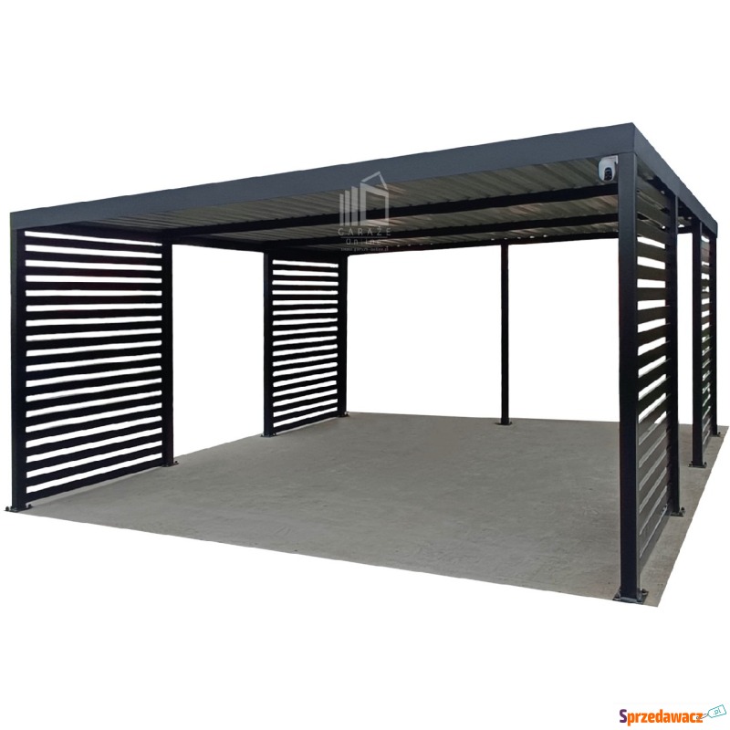 CarPort Premium - Wiata samochodowa 5x5 Antracyt... - Garaże i wiaty - Gniezno