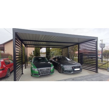 CarPort Premium - Wiata samochodowa 5x5 Antracyt... - Garaże i wiaty - Braniewo - zdjęcie 2