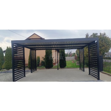 CarPort Premium - Wiata samochodowa 5x5 Antracyt... - Garaże i wiaty - Braniewo - zdjęcie 4