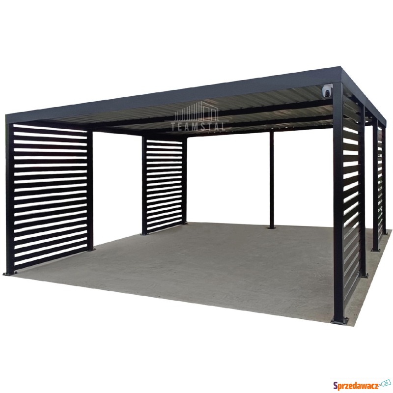 CarPort Premium - Wiata samochodowa 5x5 Antracyt... - Garaże i wiaty - Braniewo
