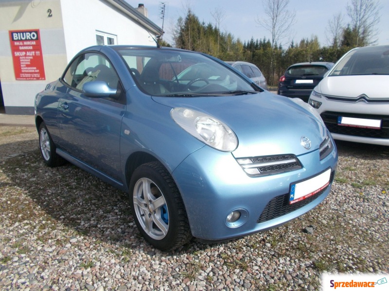 Nissan Micra  Kabriolet 2007,  1.4 benzyna - Na sprzedaż za 11 500 zł - Białystok