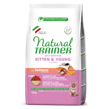 Natural Trainer Kitten, łosoś - 1,5 kg