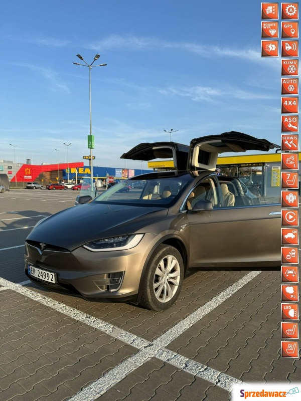 Tesla Model X  SUV 2016 elektryczny, automat - Na sprzedaż za 124 000 zł - Lublin