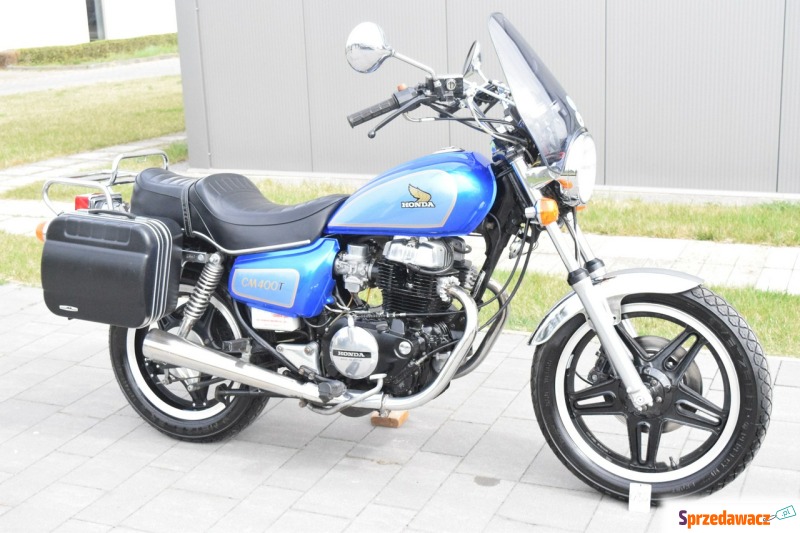 Honda CM - 400 rewelacyjny stan, dok. na km,... - Motocykle szosowo -... - Śrem