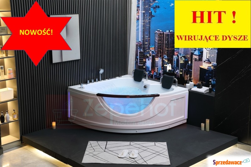 Wirujące dysze Wanna z hydroma...