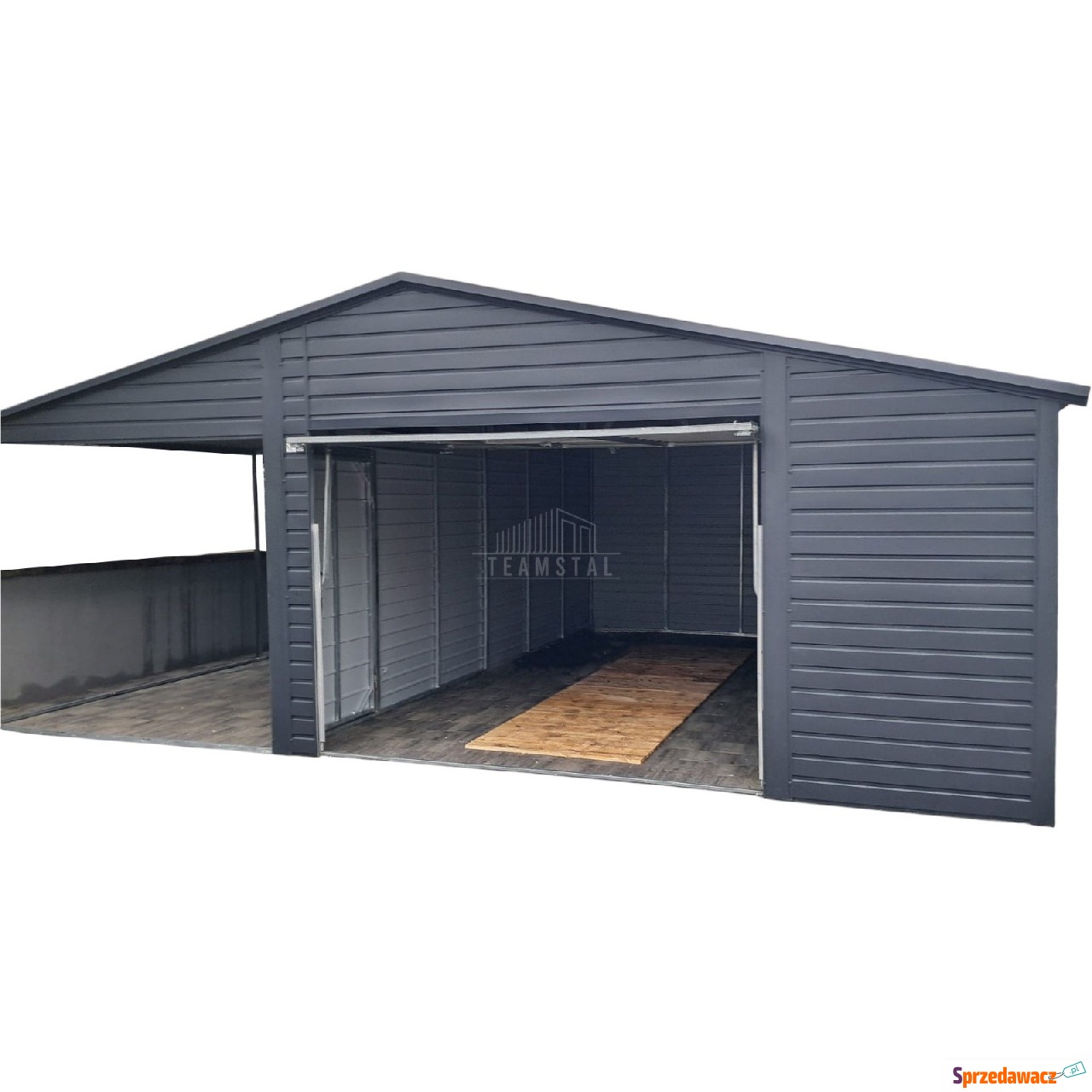 Garaż blaszany 5x6m wiata 4m Brama...