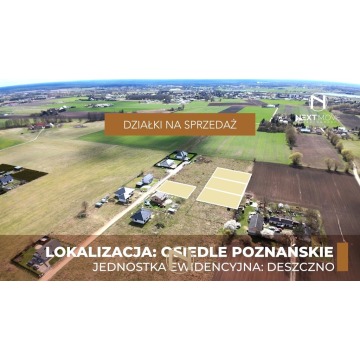 Działka budowlana na sprzedaż, 893m², Osiedle Poznańskie