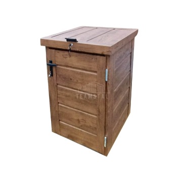 Zabudowa kosza na śmieci wiata obudowa kubła  80x70x120 cm 1x240L  TS951