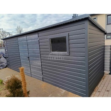 Schowek domek ogrodowy 6x2,5m wiata 0,5m Brama... - Altany, domki, namioty - Grudziądz - zdjęcie 4