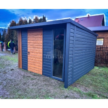 Schowek Domek ogrodowy PREMIUM 3x3m wiata 0,5m... - Altany, domki, namioty - Konin - zdjęcie 3