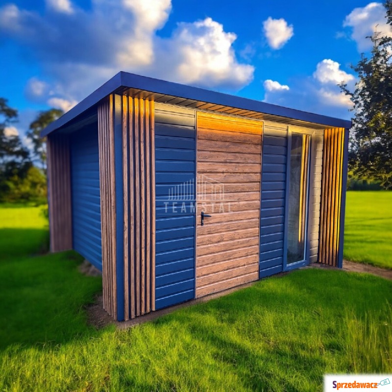Schowek Domek ogrodowy PREMIUM 3x3m wiata drzwi... - Altany, domki, namioty - Wągrowiec
