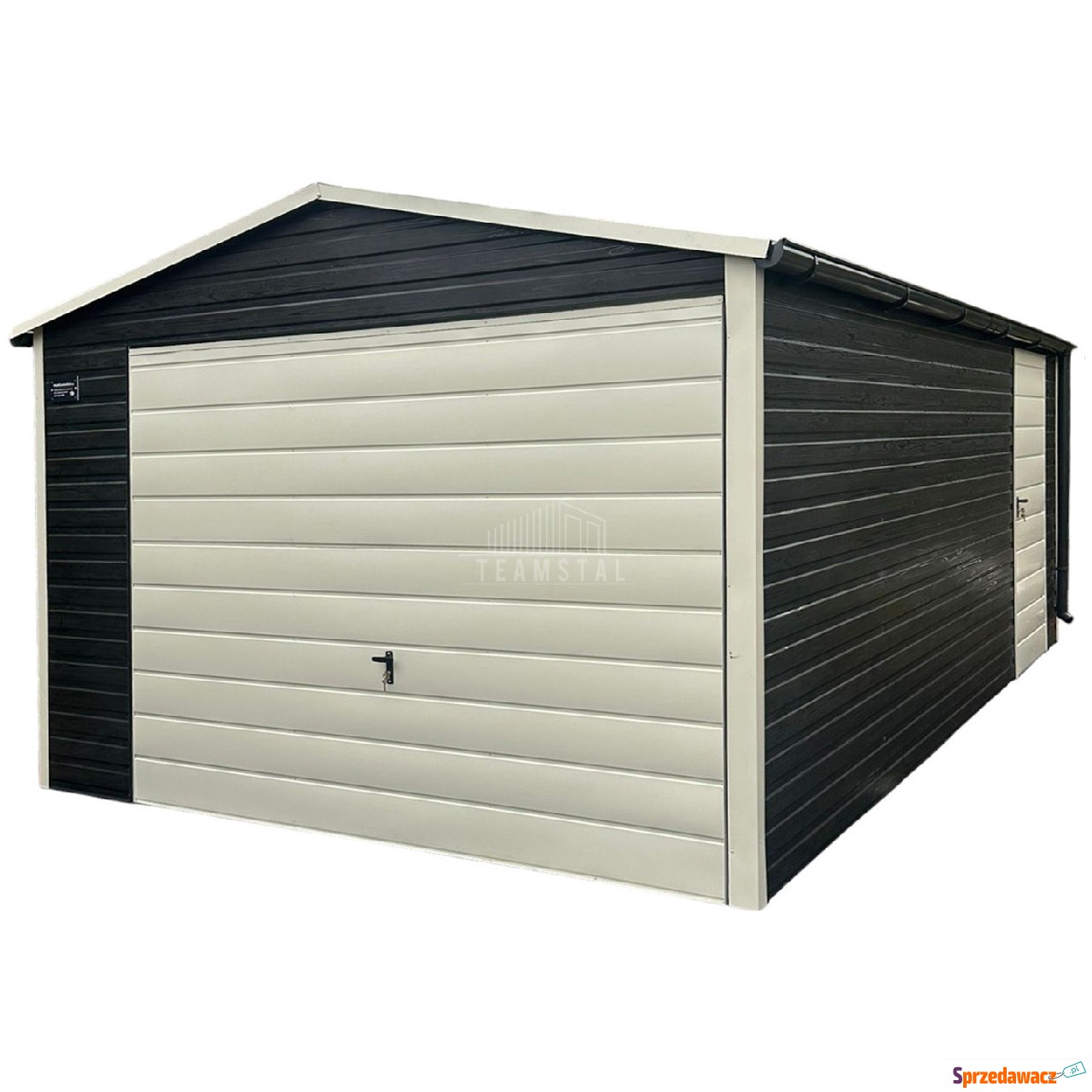Garaż blaszany 3,5x5m Brama uc...