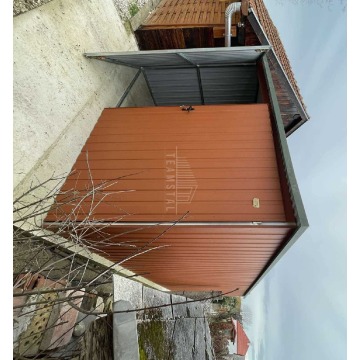 Garaż blaszany 3x6m Brama dwuskrzydłowa jasny... - Garaże i wiaty - Jastrowie - zdjęcie 3