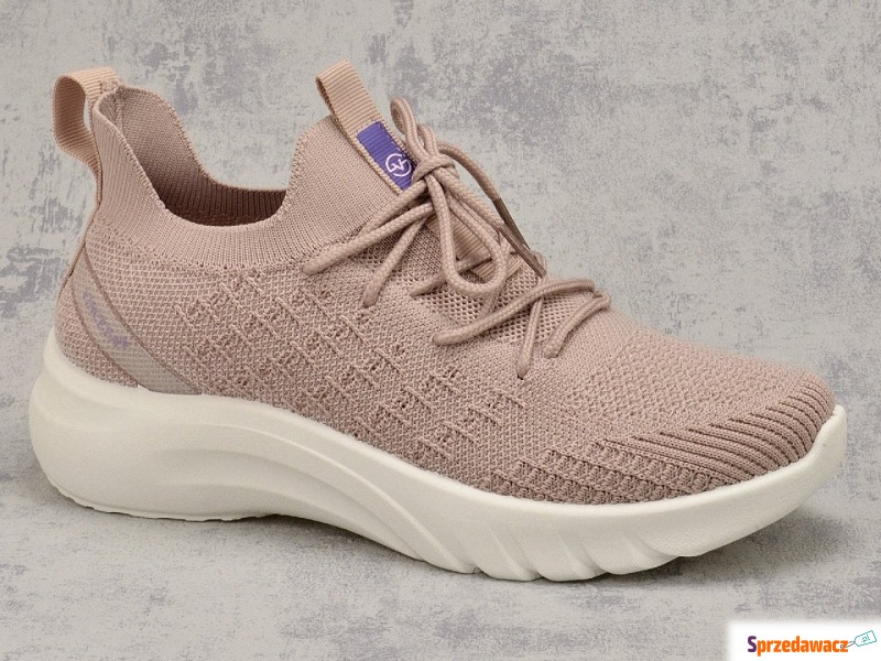 Różowe tekstylne półbuty damskie Vinceza 17365 - Buty sportowe miejskie... - Chorzów