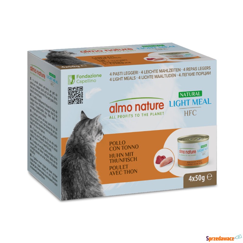 Almo Nature HFC Natural Light, 4 x 50 g - Kurczak... - Karmy dla kotów - Włocławek