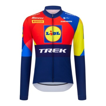 Koszulka termiczna z długim rękawem Santini Lidl-Trek Team Replica L