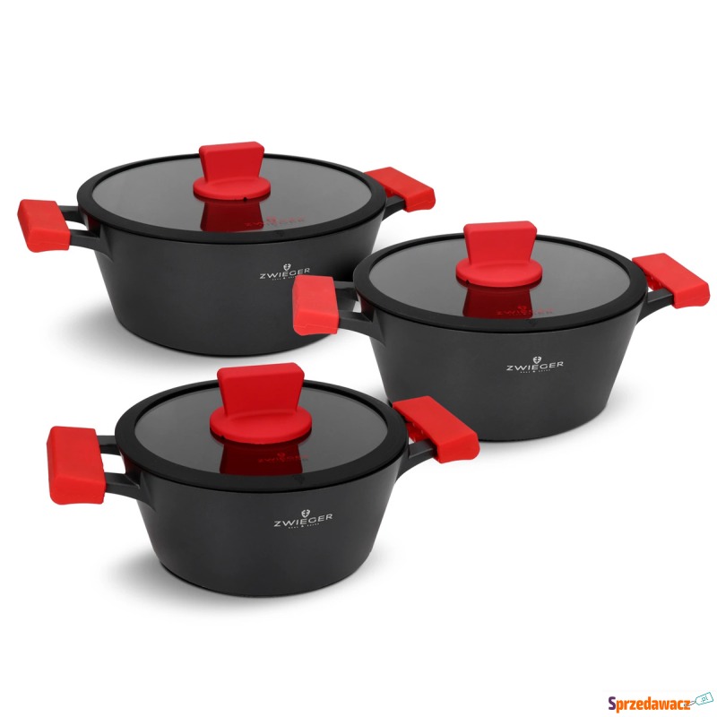 Zestaw garnków Zwieger Obsidian 6 elementów - Garnki - Słupsk