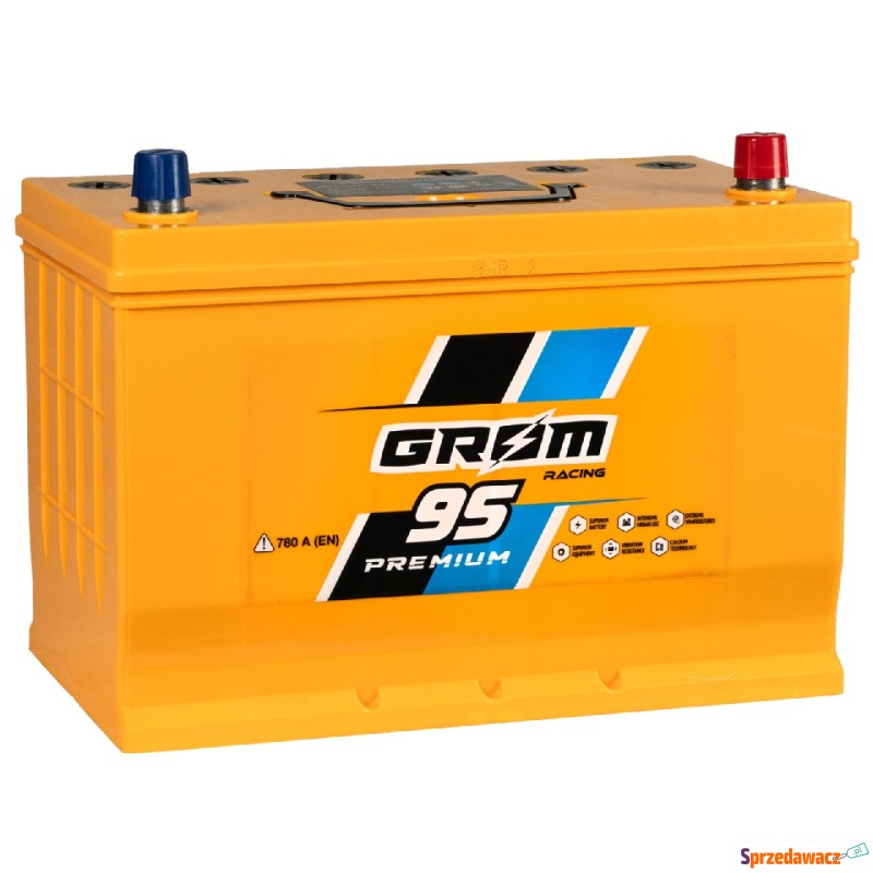 Akumulator 95Ah GROM Racing 780A Japan P+ - Akumulatory - Kraków