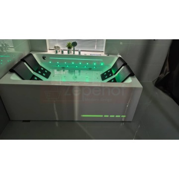 Wanna z hydromasażem CX-5050 prostokątna 170cmx120cmx59cm 4 osobowa WODOSPAD chromoterapia