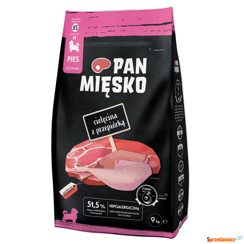 Pan Mięsko XS Puppy, cielęcina...