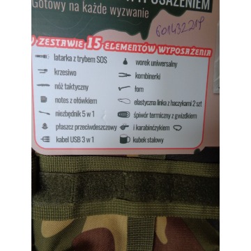 Plecak survivalowy z niezbędnym wyposażeniem - Plecaki - Żory - zdjęcie 2