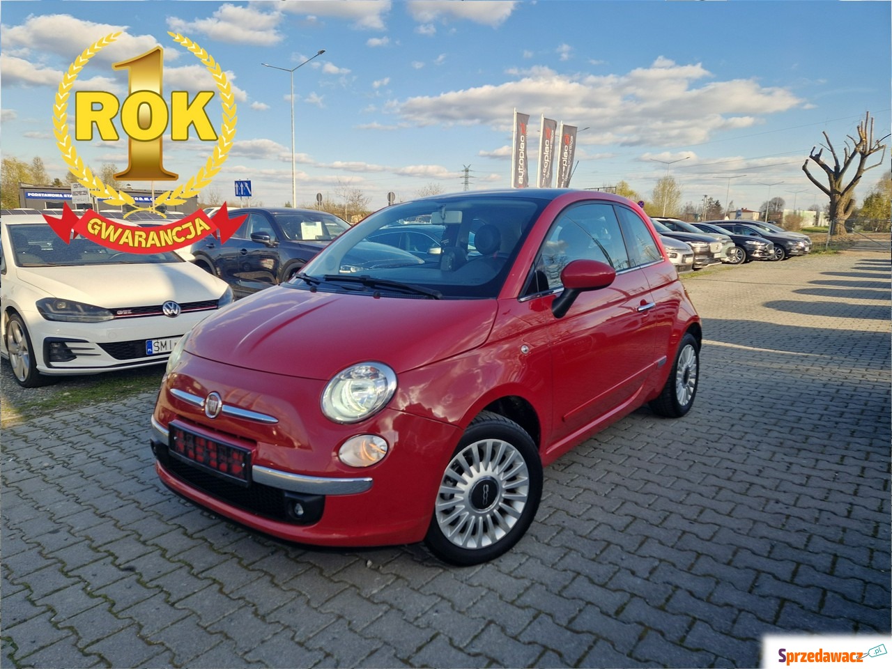 Fiat 500 - Skóra*LedoweReflekt...