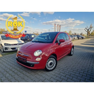 Fiat 500 - Skóra*LedoweReflektory*Bluetooth*Navi*2 Komplety Opon*Gwarancja ROK