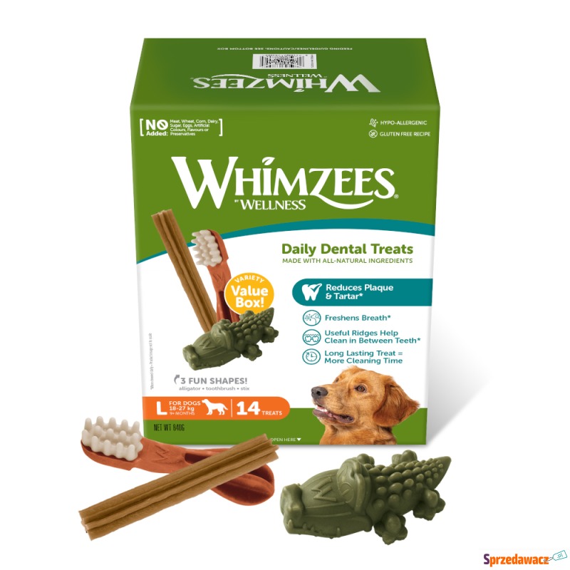 Whimzees by Wellness, mix przysmaków - Rozmiar... - Przysmaki dla psów - Łomża